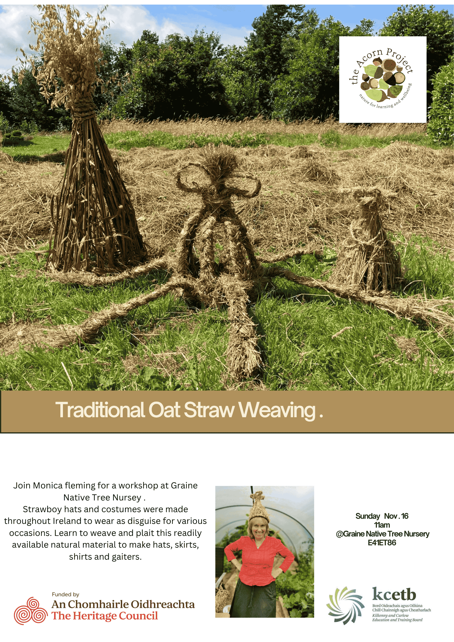 Oat Straw Weaving with Monica Fleming
